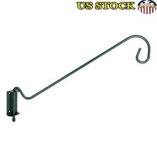 Metal Arm Wall Mount Bracket Bird Feeders Plants Outdoor Decor New