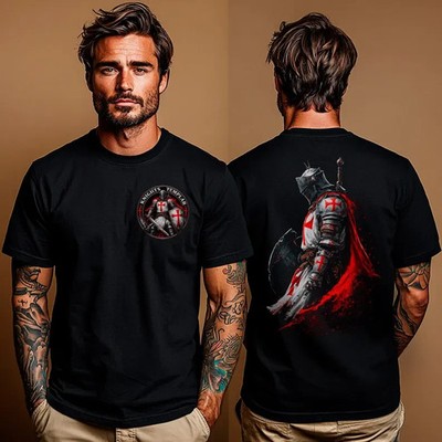 Knight Templar T-Shirt: Crusader Warrior Shirt | Medieval Armor Unisex Tee