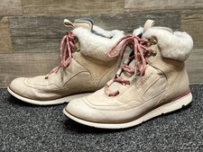 Cole Haan Zerogrand Women's Leather Hiker Waterproof Oat Suede W22529 Size 8