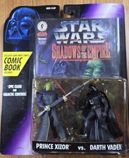 Star Wars Shadows of the Empire Darth Vader vs Prince Xizor 2-Pack Kenner MOC w