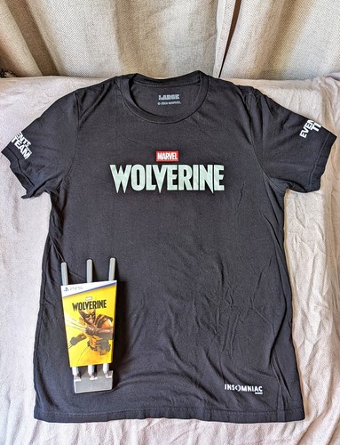 Wolverine PS5 T-shirt + Claws bundle - Comic Con 2026 - Adult Lrg