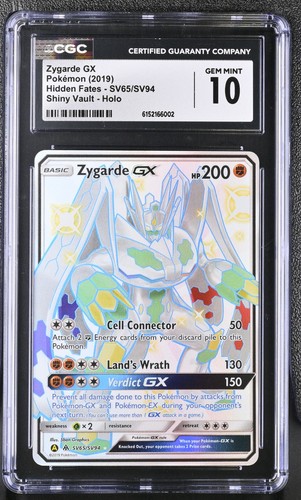Zygarde-GX graded CGC 10 for sale on eBay