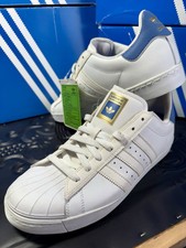 Stunning White On Blue Adidas Superstar Facto...