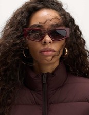 Marks & Spencer Womens Dark Claret Puffer Jacket - M&S