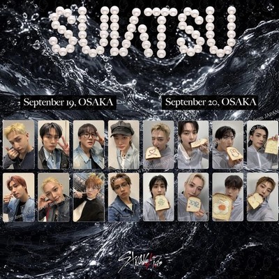 STRAY KIDS SUIATSU RUN IT JAPAN OFFLINE POB OFFICIAL PHOTOCARD OSAKA SEP