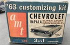 AMT 713 1963 Chevy Impala Convertible Builder Vintage Car Model KIT 1/25 McM