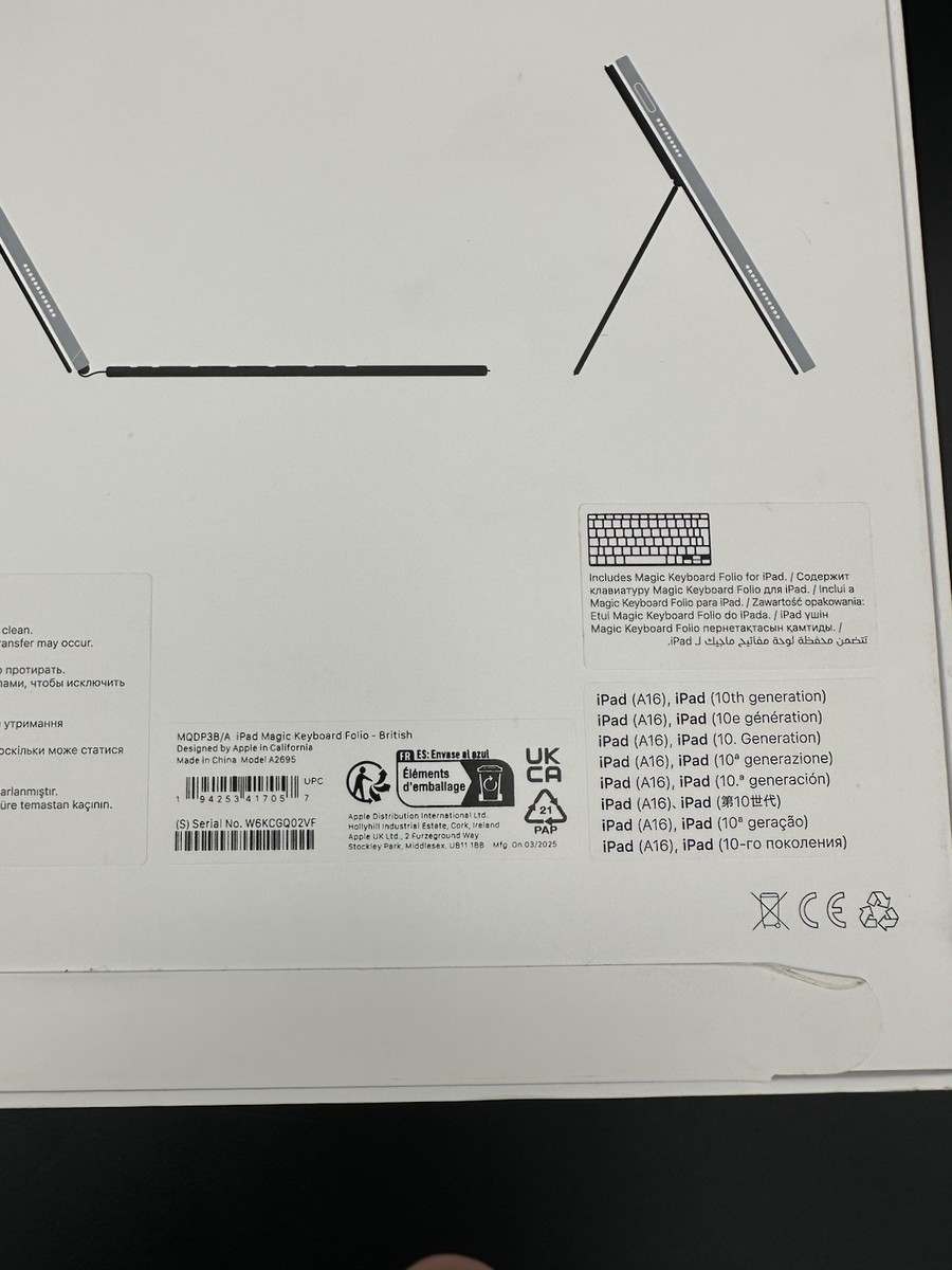 Apple Magic Keyboard for iPad 10th Gen. - British English for sale