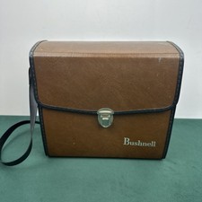 Vintage Bushnell Sportview Brown Leather Binoculars Case w/ Strap No Binoculars