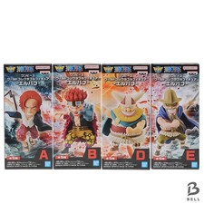 Lot de 4 figurines One Piece WCF Elbaf A B D E Shanks Kid Banpresto Japon...