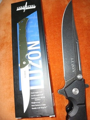Cold Steel Luzon Large 6 Inch 8cr13mov  Stone Washed Blade Kray-ex Handle