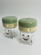Baby Bullet Food Storage Cups with Lids Set of 2 Date Dial 3 Inch Replacements