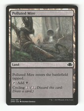 Polluted Mire C Dominaria Remastered 253 NM Normal Magic: The Gathering