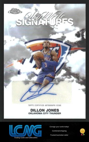2025 Topps Chrome Dillon Jones Sky Write Signatures (RAW)