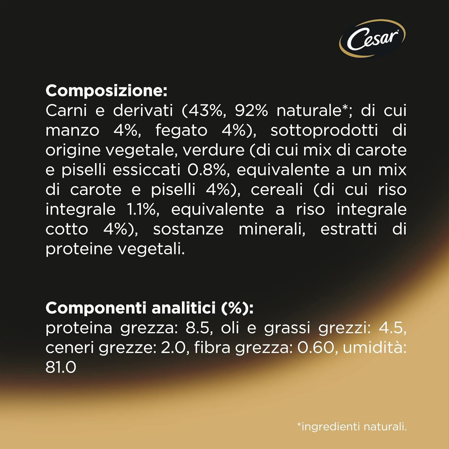 Cesar Gourmet Scelta dello Chef: Manzo e Riso Integrale 150g - 3