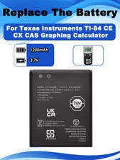 1200mAh Battery For Texas Instruments TI-84 TI84 CE CX CAS Graphing Calculator