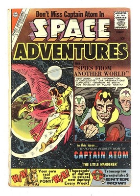 SPACE ADVENTURES #35 1.0 STEVE DITKO ART AND STORIES CHARLTON OW PAGES 1960