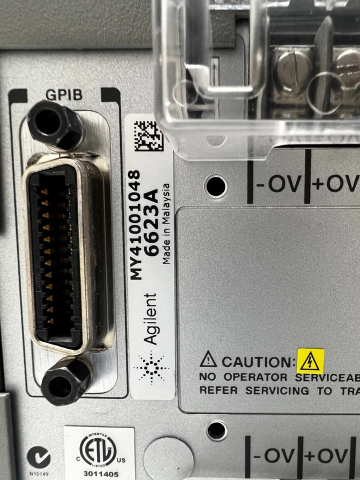 Agilent 6623A System DC Power Supply, 80W, 3 Outputs - Image 4 of 4