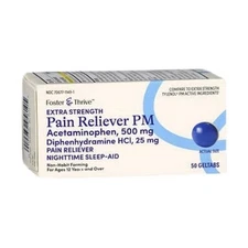 Extra Strength Pain Reliever 50 Tabs By Foster And Thrive