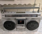 Vintage Sanyo M9935K Boombox FM/SW1/SW2/MW Radio Cassette Player Working Read
