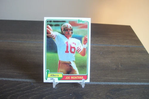 1981 Topps Joe Montana Please Read