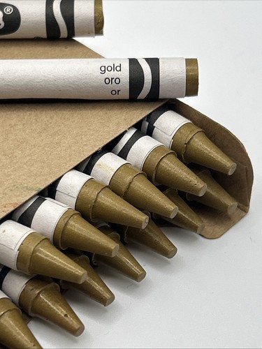 (16) Crayola Crayons (gold) BULK - Picture 2 of 2