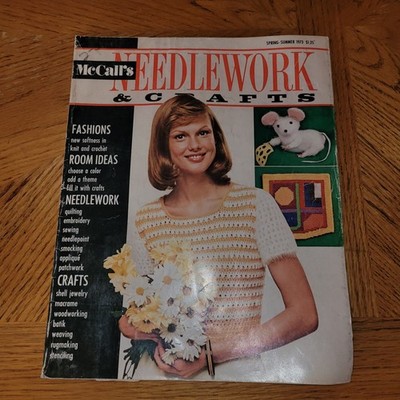McCall s Needlework & Crafts Magazine   Spring-Summer 1973   Vintage Patterns