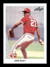 JOSE RIJO ⚾ 1990 Leaf Baseball #282 Cincinnati Reds