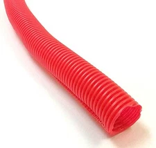 Electriduct 1/2" Split Wire Loom Tubing Polyethylene Corrugated Flexible Conduit