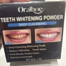 Oralhoe Teeth Whitening Powder Deep Cleansing  30g