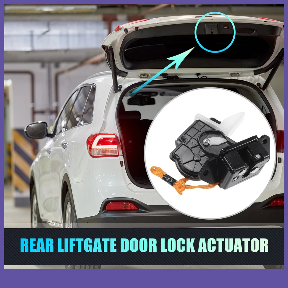 Pieza de 1 actuador de cerradura de puerta de puerta levadiza trasera apto para Toyota Land Cruiser 08-11 Foto 2 de 4