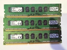 Lots 3x Kingston PC3-12800 8 GB DIMM 1600 MHz DDR3 SDRAM Memory KVR16E11/8I 
