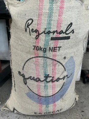 10 Pounds Decaf Equation Premium, Unroasted, Columbian, Green Coffee Beans.