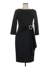 NWT Eliza J Women Black Cocktail Dress 6