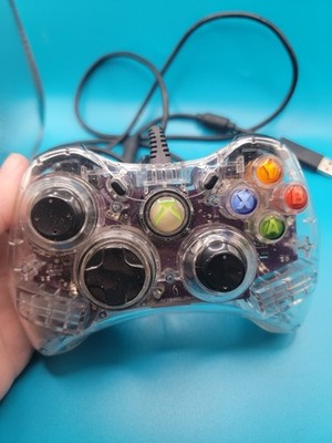 Microsoft Xbox 360 Clear Afterglow Wired Controller