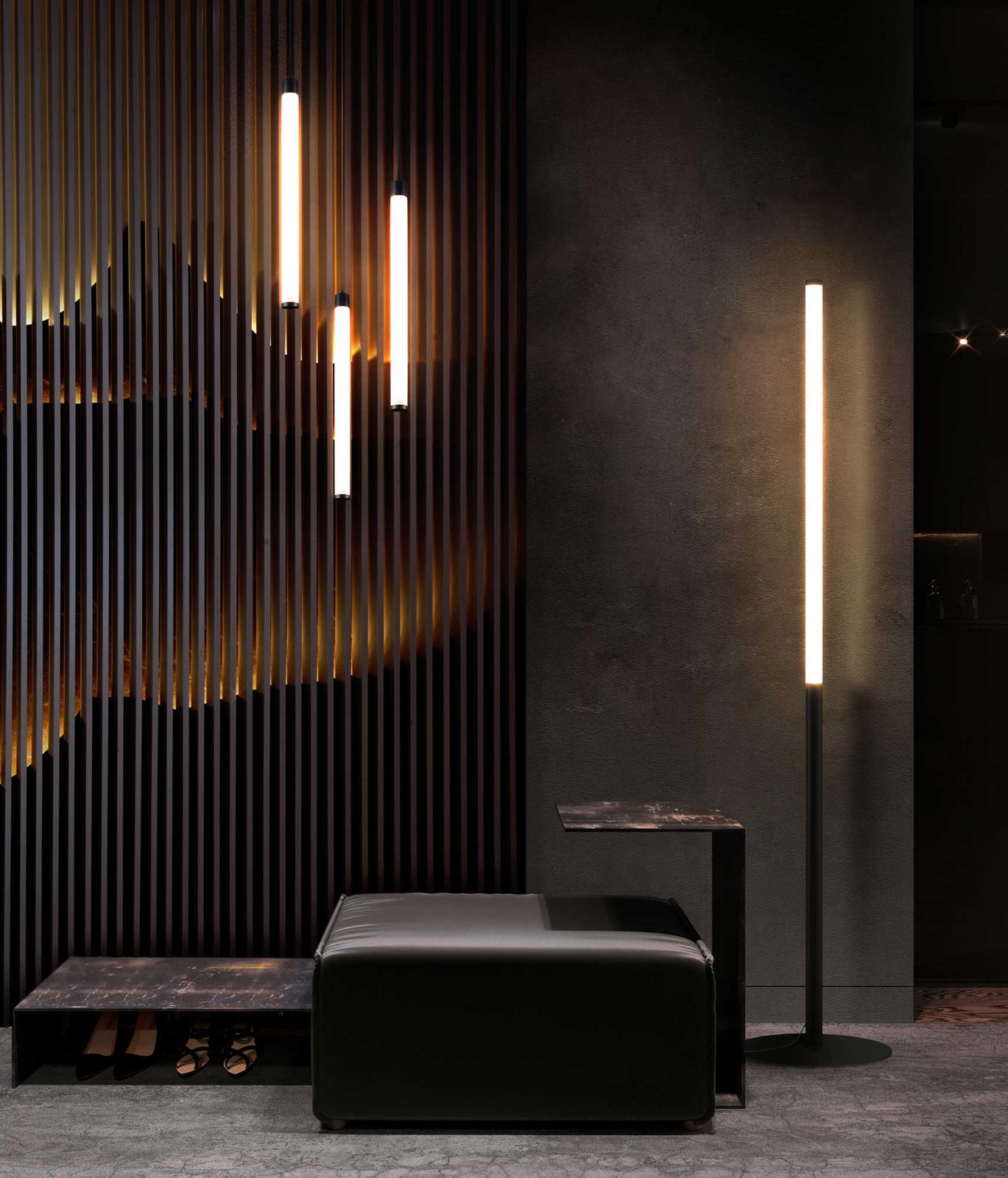 Lampada da terra Maytoni con diffusore LED