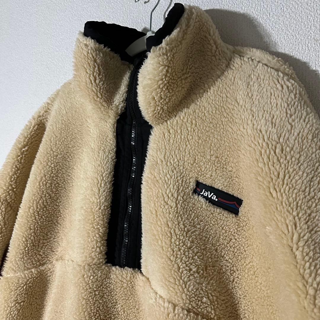 Java Reversible Half Zip Nylon Boa Jacket - image 6