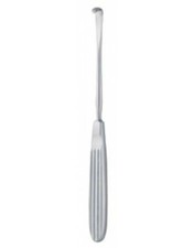 OBWEGESER Periosteal Elevator/Raspatory, 8", Curved Sharp Tip, 7 mm