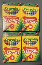 Crayola Crayons Classic 16 Colors 16 Pack x 4 Packs 64 Total Crayons 52-3016 New