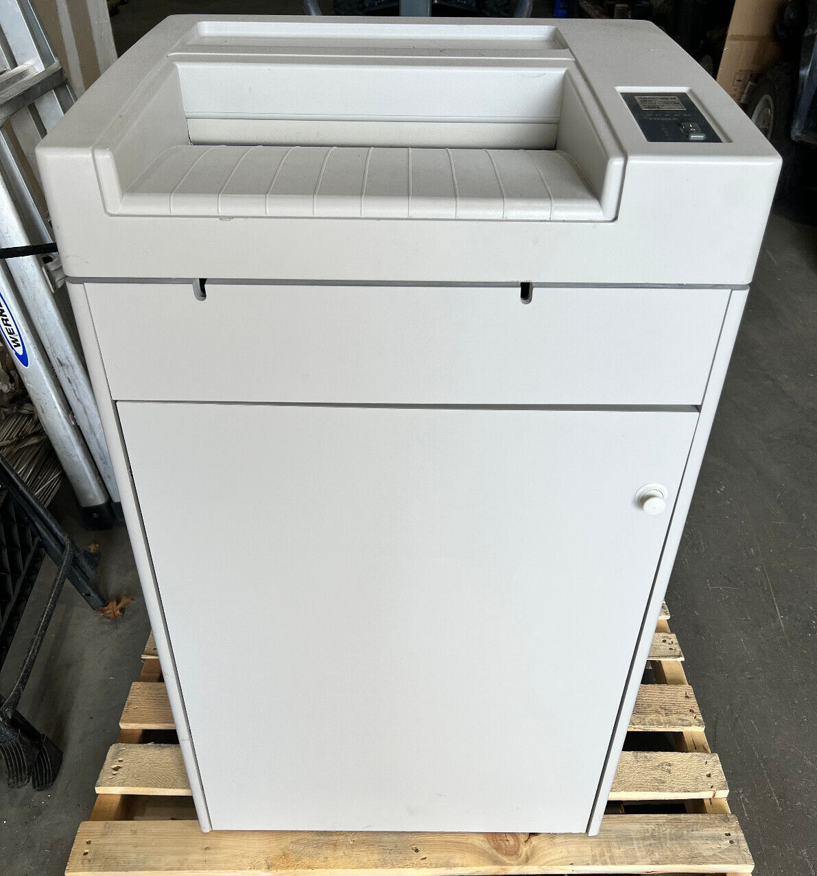 Ideal Destroyit 4004 Heavy Duty Industrial Paper Shredder 115VAC 1PH 60Hz TESTED-image