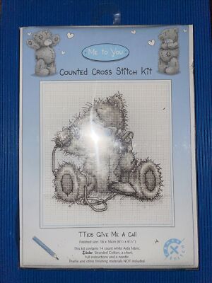 Anchor Me To You TT105 Give Me A Call Counted Kreuzstich Set Neu 