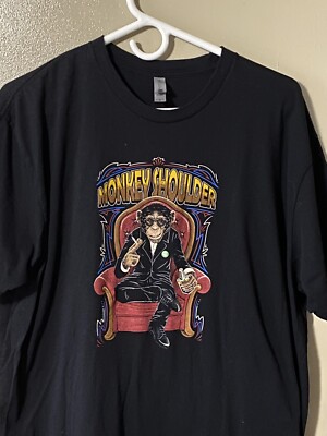 Rare Xl Monkey Shoulder Whiskey T-shirt Tour Lamplighter Chester New Jersey