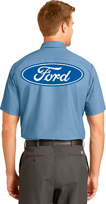 Mens Ford Mechanic Shirt vintage Auto 