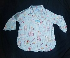 Nick Nora Spa Treatment Cotton Pajama Top Separate M new