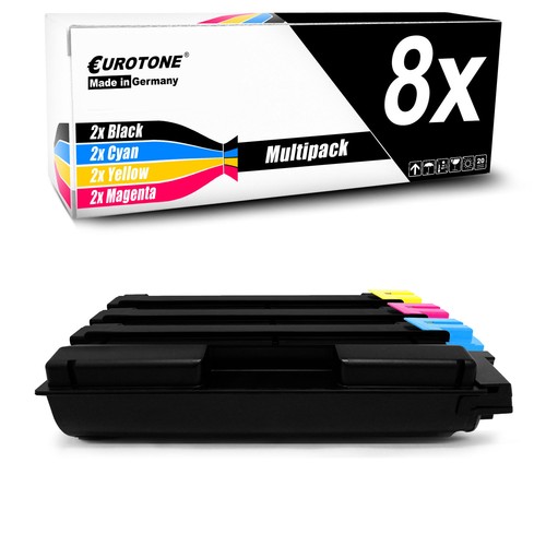 8x Eurotone Patrone für Utax PC4072DN XXL mit je circa 13.000/17.000 Seiten