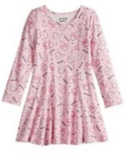 Disney Princess Seam Minnie Mouse Skater Dress Pink Long Sleeve by Jumping Beans