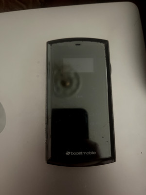 Boost Mobile Sanyo Incognito SCP6760 3G Keyboard Prepaid Flip Silver Cell JF10