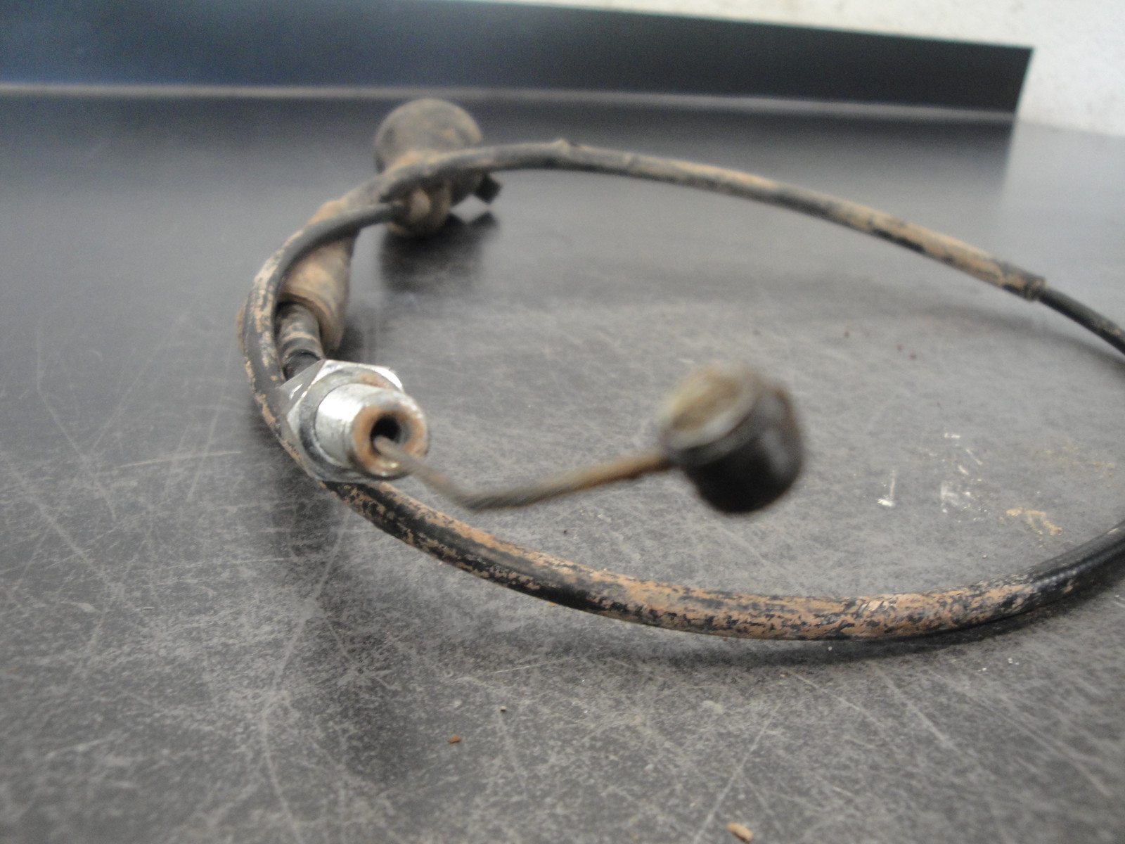 99 1999 KAWASAKI 220 BAYOU FOUR WHEELER BODY THROTTLE CABLE WIRING WIRE