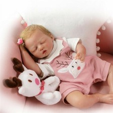 Bambola carina bambino 50 cm simulazione fatta a mano silicone reborn doll per bambine bambini regalo