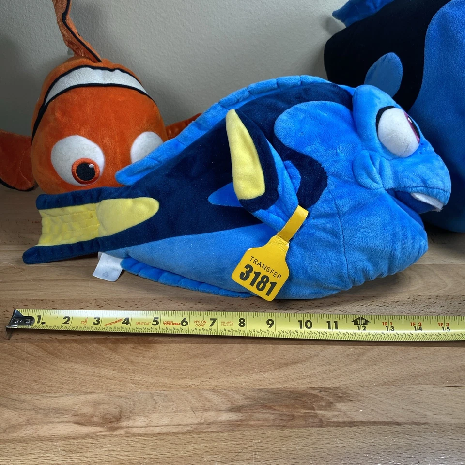 Peluche Finding Dory con etiqueta de transferencia de 17" con sello, Crush And Nemo de Disney Store Foto 4 de 4