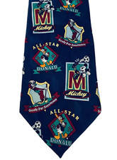 Mickey Mouse Unlimited Men  s Tie Sports Golf Baseball Soccer Disney Coach Donald